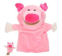 BESPORTBLE à Main Animal Garçon Fille Peluche Cochon Éducatif pour Garçon Fille Peluche Douce et Lavable pour Jeux Dimagination et Activités