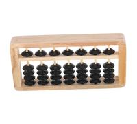 BESPORTBLE Abacus Bois Décoratif pour Bureau Montessori Mini Boulier Écologique Accessoire Photo Noir Chic pour Décoration Intérieure