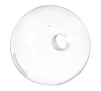 BESPORTBLE Abat-jour en Verre Sphérique Transparent, Éclairage Doux, Design Fileté Sécurisé, Finition Lisse sans Bavure, pour Chambre ou Salle à Manger