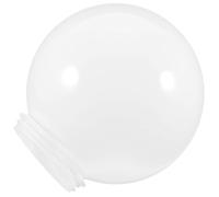 BESPORTBLE Abat-jour globe pour lampadaire Acrylique blanc 95mm remplacement de la sphère de lampe pour patio, forme boule, protection contre l’eau, installation facile