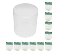 BESPORTBLE Abat-Jour Préformé pour Lampe à Gaz, Lot de Set, Verre | Pièces de Lanterne à Gaz, Installation Rapide, Protection Haute Température, Stabilité au Vent