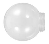 BESPORTBLE Abat-Jour Sphérique Transparent en Acrylique Diamètre 20 CM pour Lampadaire Extérieur de Jardin et Terrasse Cache-Lumière Léger et Résistant Couvre-Lampe de Sol pour Patio et