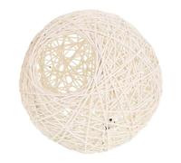 BESPORTBLE Abat-jour Suspendre Tissé en Coton Lin Blanc Style Rustique