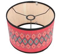 BESPORTBLE Abat-Jour Suspendu en Bambou Naturel Diffuseur de Lumière pour Lustre et Plafonnier Style Rétro Ethnique Motifs Européens Compatible Maison Bureau et Restaurant