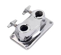 BESPORTBLE Accessoire Batterie Métal Double Trou Support pour Tom Pince de Tambour et Stable Kit de Fixation Percussion pour Batteurs