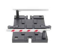 Besportble Accessoire De Voie FerréE pour ModéLisme Train BarrièRe De Signalisation RéAliste pour ScèNe Ferroviaire DIY DéCoration Piste Train Enfant Jouet De BarrièRe De Garde-Corps