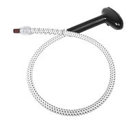 BESPORTBLE Accessoire pour Défroisseur Vapeur avec Tube de Repassage à Clip, Tête Métallique et Brosse Intégrée pour Éliminer Poussière et Poils, Compatible Multiples Modèles, Nettoyage