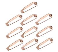 BESPORTBLE Accessoires De Bricolage Pour Broches De Barre En Cuivre 35mm Doré Maintien Sécurisé Diy 10 Pièces Pour Manteaux Et Pulls