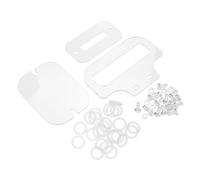 BESPORTBLE Accessoires pour Cages à Hamsters Vis et kit d'écrou Transparentes Boulon en Plastique Vis de Cage Acrylique