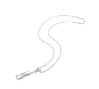 BESPORTBLE accessoires pour cheveux rasoir shaver hair charms hair toppers encanto scarf collier de coiffeur punk collier de barbier punk chaîne de chandail de barbier Acier au titane Silver