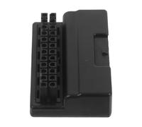 BESPORTBLE Adaptateur ATX 24 Broches à Angle Droit 90° pour Carte Mère Connecteur d'alimentation Coudé Composant PC DIY Compatible Alimentation ATX Optimisation Espace Boîtier Compact