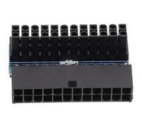 BESPORTBLE Adaptateur Coudé ATX 24 Broches pour Carte Mère, Angle Noir | Pcb, Tête en Coude, Installation Facile, Caractéristiques Stables, Résout le Problème D'installation Psu