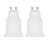 BESPORTBLE Adaptateur de Douille de Conversion G9 vers E27 pour Ampoules Led, Plastique Blanc Résistant Haute Température, Connexion Sécurisée, Lot de 2 pour Bureaux et Autres Environnements