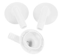 BESPORTBLE Adaptateur de Drainage des Condensats 3pcs pour Climatiseur Split Connecteur Coudé 40mm en Pvc Abs pour Unité Extérieure, pour Hôtels et Maisons