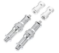 BESPORTBLE Adaptateur de Vis 1/4 à 3/8 pour Trépied - Lot de 4 Sets de Pièces en Métal Robuste - Compatible Support D’Éclairage Appareil Photo et Accessoires de Flash - Adaptateur Standard