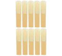 BESPORTBLE Anches de Saxophone Soprano 10 Pièces, Pointe D'anche Fine, Flexible et Résistante, Accessoires de Remplacement Compacts pour Saxophone, Sonorité Claire, Usage Musical