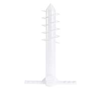 BESPORTBLE Ancre de Parasol de Plage Abs à Vis Spirale Support de Sol Robuste et Stable pour Parasols de Jardin et Plage Fixation sans Outil Protection Solaire