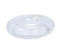 BESPORTBLE Anneau de Natation Gonflable Transparent PVC avec Sequins Colorés Accessoire Flottant et pour Fête et Jeux Eau Piscine Garçon Fille Couleur Aléatoire Couleur Aléatoire