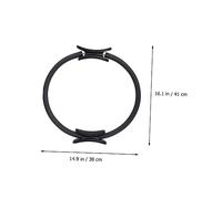 BESPORTBLE Anneau de Résistance Cercle Yoga Accessoire Fitness Noir pour Amélioration Flexibilité et Tonification