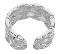 BESPORTBLE anneau tressé anneaux gothiques empiler les anneaux anneau de pouce anneaux ouverts pour les femmes bague nouée anneaux de vague anneaux d'empilage Bague unique cuivre Golden