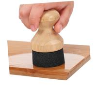 BESPORTBLE Applicateur Huile Et Cire pour Planches à Découper en Bois - Usage Culinaire Et Entretien - Manche Bambou 5x5x8,5 Cm Brosse Mousse Douce - Outil Naturel Cuisine Et Boucherie