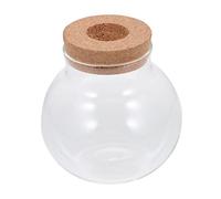 BESPORTBLE Aquarium Support De Plantes Hydroponiques Fontaine à Eau Liquide Mini Bocal à Poisson Bouteilles d'eau Conteneur De Composition Auto Cactus Transparent Un Verre