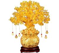 BESPORTBLE Arbre en Feng Shui Bonsaï pour la Chance, l', la Bonne Chance, Le, la guérison, l'équilibre, la Citrine et Les Pierres précieuses, pour décoration de Bricolage à la