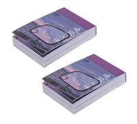 BESPORTBLE Autocollants Décoratifs Adhésifs en Papier pour Scrapbooking 2 Ensembles de 50 Pièces Motifs Romantiques Soirée Paisible pour Journal Créatif et DIY