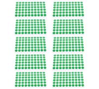 BESPORTBLE Autocollants Pièces Mise D'avertissement la Électrique Terre en Vert Pvc Lot de 10 Application Polyvalente pour Environnements Industriels et Usines
