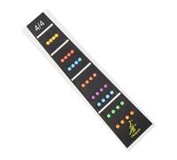 BESPORTBLE Autocollants pour Violon Guide des Doigts Marqueurs d'Intonation Adhésifs pour Touche Repères Précis pour Apprentissage Utilisation Facile Accessoires pour Élèves et Musiciens