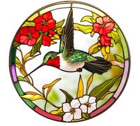 BESPORTBLE Autocollants Statiques Anti-Collision pour Fenêtres Motif Oiseau Coloré PVC sans Adhésif Autocollants Amovibles pour Protection Oiseaux Décoration Intérieure et Extérieure