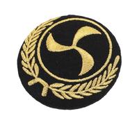 BESPORTBLE Badge De Casquette D'Équipage Avec Logo Accessoires De Yacht Accessoires De Marin Casquette De Marine Badge D'Officier Accessoires De Costume De Marin De