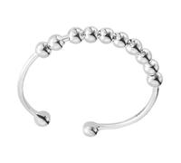 BESPORTBLE Bague Argent Femme Ouverte Design Ajustable pour Doigt Stackable Style Quotidien Spéciale