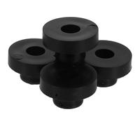 BESPORTBLE Bague de Réservoir de Carburant en Caoutchouc Noir pour Tondeuse à Gazon Tecumseh, Lot de 4 Pièces, Bagues Passe-câbles Résistantes, Accessoires de Remplacement pour Entretien