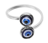 BESPORTBLE Bague Femme Œil de Protection Réglable Anneau Ouvert Vintage Gothique pour Femmes et Adolescentes Accessoire de Mode Chic