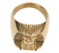 BESPORTBLE Bague Homme Acier Inoxydable Thème Égyptien Anneau Décoratif avec Détails de Bijoux Masculins Élégants pour Homme