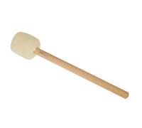 BESPORTBLE Baguette de Batterie Basse Bois de Hêtre avec Manche Long Feutre Blanc Maillet pour Percussion Adapté Aux Musiciens et Groupes