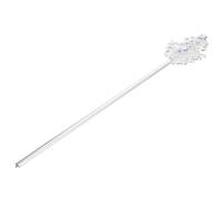 BESPORTBLE Baguette de Fée Décorative Strass Accessoire Cosplay Argenté pour Filles Cadeau Fête Anniversaire Décoration Garçon Fille