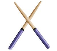 BESPORTBLE Baguettes de Batterie Bois de Hêtre Légères avec Poignée Antidérapante pour Débutants et Garçon Fille Portable pour Entraînement Tambour