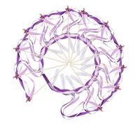 BESPORTBLE Baguettes de Fée en Ruban Coloré avec Étoiles Scintillantes et Clochettes Lot de 24 Pièces Légères et Décoratives pour Mariage Fêtes et Demoiselles D’Honneur