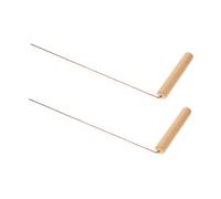 BESPORTBLE Baguettes De Sourcier Solide Lot De 2 en Cuivre Poignée Longue Outil De Détection pour Trouver Cryptes Et Sources d'eau pour Amateurs Et Professionnels