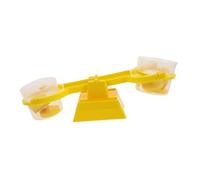 BESPORTBLE Balance Éducative Double Plateau pour Garçon Fille Base Emboîtable Gain de Place Jeu Scientifique pour Apprentissage Mathématique et Expériences Préscolaires
