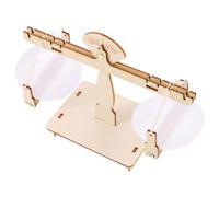 BESPORTBLE Balance Scale DIY Toy for Children Handmade Wooden Assembly Educational Science Experiment Kit for Cognitive Learning and Stem Activities