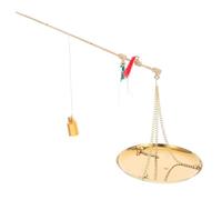 BESPORTBLE Balance Vintage Cuivre pour Pesée Précise de Médecine Traditionnelle Chinoise Cuisine Thé Bijoux et Objets Légers Outil Manuel Robuste pour Usage Domestique et Professionnel