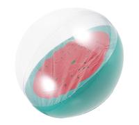 BESPORTBLE Ballon de Plage Gonflable Transparent Motif Pastèque été et pour Piscine et Plein Air Jeu Interactif pour Adultes et Adolescents