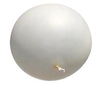 BESPORTBLE Ballon Géant Professionnel 334 Pouces 1000 G en Latex Blanc Résistant - Ballon Météorologique pour Recherche Scientifique Décoration Fête Anniversaire Gonflable Créatif