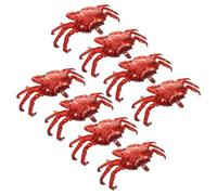 BESPORTBLE Ballons en Aluminium de Crabe Réaliste Lot de 8 set de Pièces Décoration pour Fête D’Anniversaire Thème Marin Accessoires de Fête Résistants pour Intérieur et Extérieur