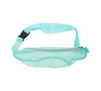 BESPORTBLE Banane Sport en Filet Bleu Clair Petite Taille Légère et Respirante Banane pour Randonnée et Sports de Plein Air Séchage Rapide Unisexe pour Course à Pied et Camping