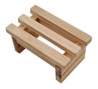 BESPORTBLE Banc en Bois Compact Multifonction pour Adultes et Garçon et Filles Tabouret Repose-Pieds Stable et Résistant Marchepied de Maison pour Salon Crèche et École Maternelle
