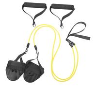 BESPORTBLE Bande Élastique de Résistance pour Renforcement des Bras Ceinture de Natation Nage/Crawlé Installation Facile Jaune 20 LB